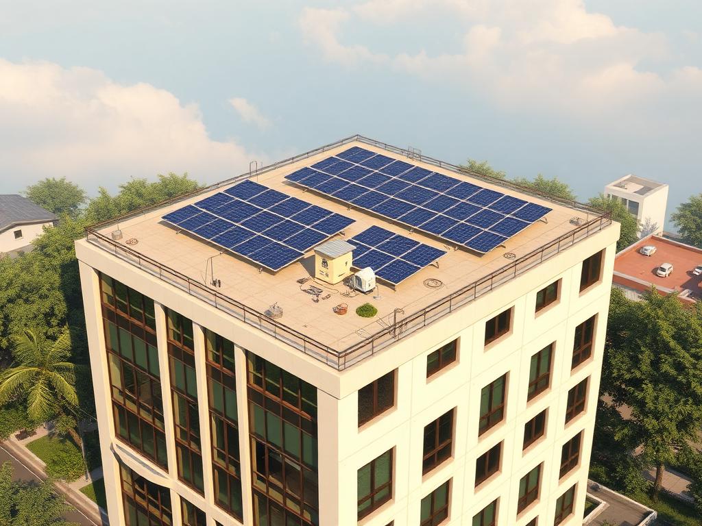 Commercial solar rooftop
