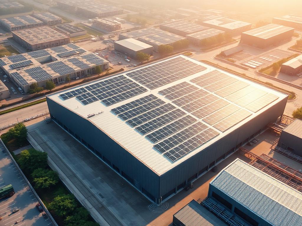 Industrial rooftop solar